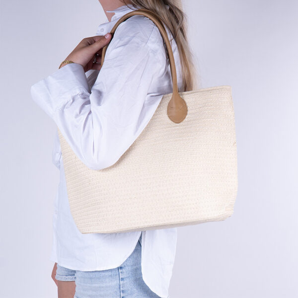 Monnq Straw Bag Magha Natural