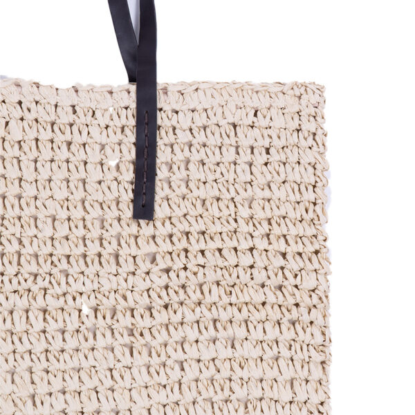 Monnq Straw Bag Maha Brown