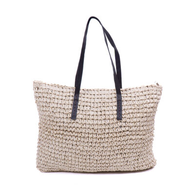 Monnq Straw Bag Maha Natural