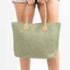 Monnq Straw Bag Magha Olive