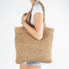Monnq Straw Bag Nalanda Natural