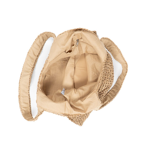 Monnq Straw Bag Nalanda Natural