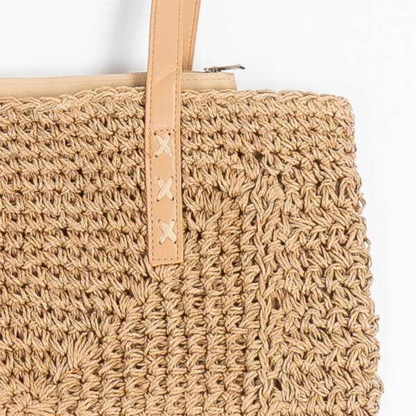 Monnq Straw Bag Naropa Wheat