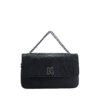 NIKKIE Annebel Snake Shoulderbag Black/Gun Metal
