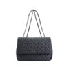 NIKKIE Braided Bag Black/Gun Metal