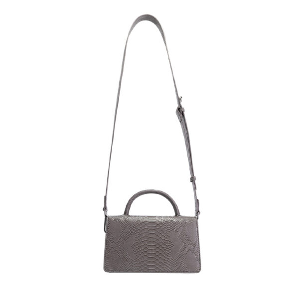 NIKKIE Daxton Snake Shoulderbag Graphite/Gun Metal