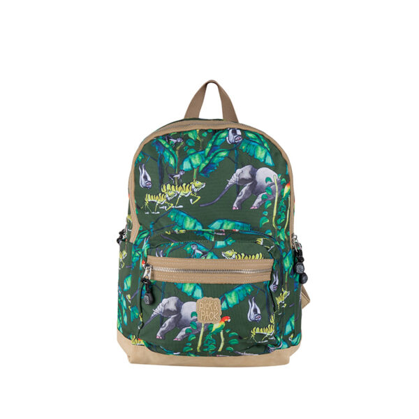 Pick & Pack Happy Jungle Backpack M Bamboo