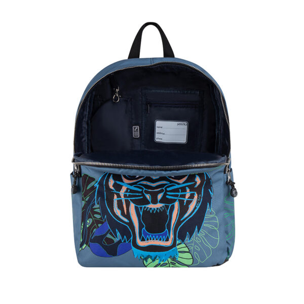 Pick & Pack Dangerous Cat Backpack L Jeans blue
