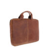 Plevier Esplanade leren sleeve/tas 15.6 Cognac