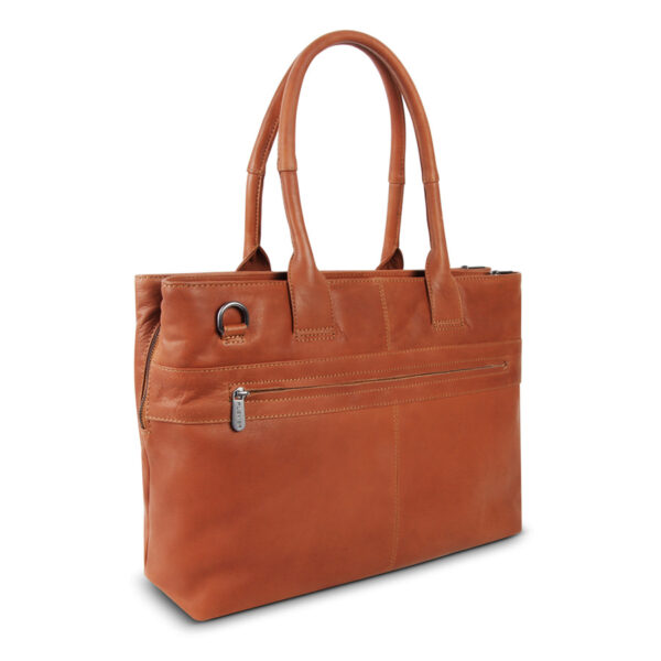 Plevier Oxford Leren Aktetas 15.6 inch zwart