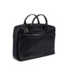 Plevier Shard leren laptoptas 15,6 inch Zwart