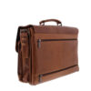 Plevier Morse leren aktetas 15.6 inch Bruin