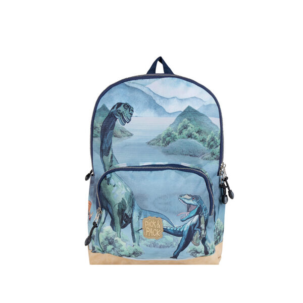 Pick & Pack All about dinos Backpack M Dusty green