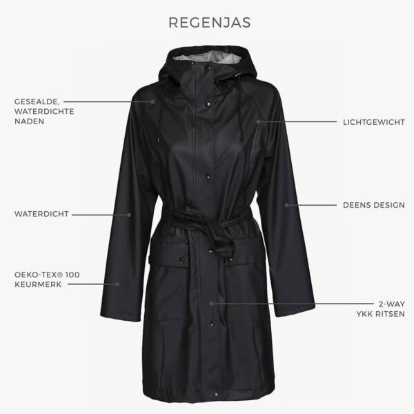 Ilse Jacobsen Raincoat RAIN71 Army