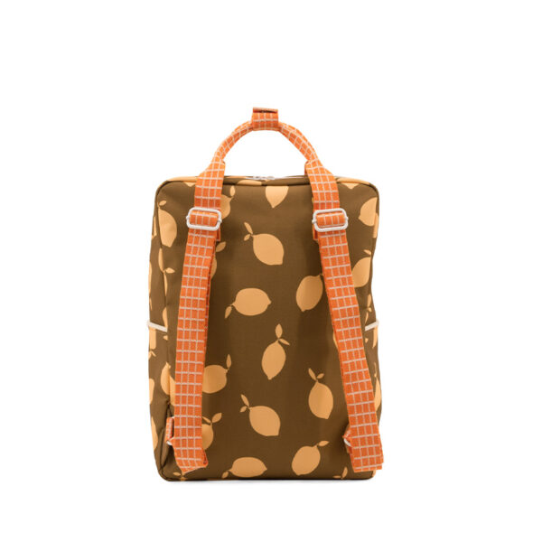 Sticky Lemon backpack large | farmhouse | special edition lemons | soil green