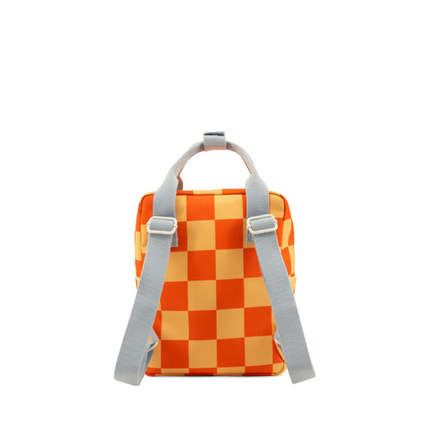 Sticky Lemon backpack small | farmhouse | checkerboard | pear jam + ladybird red