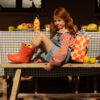 Sticky Lemon backpack small | farmhouse | checkerboard | pear jam + ladybird red
