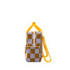 Sticky Lemon backpack small | farmhouse | checkerboard | blooming purple + soil green