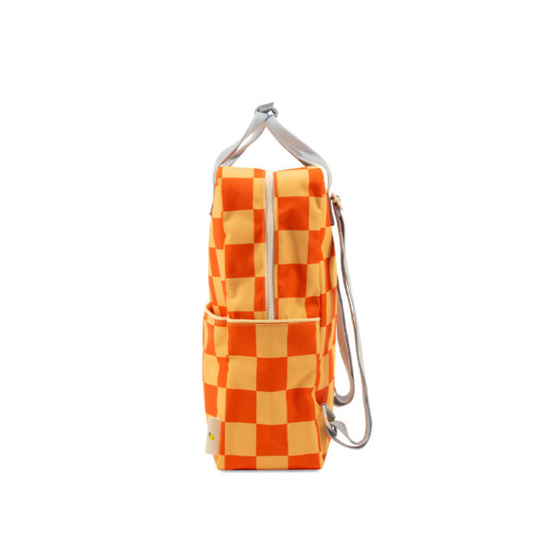 Sticky Lemon backpack large | farmhouse | checkerboard | pear jam + ladybird red