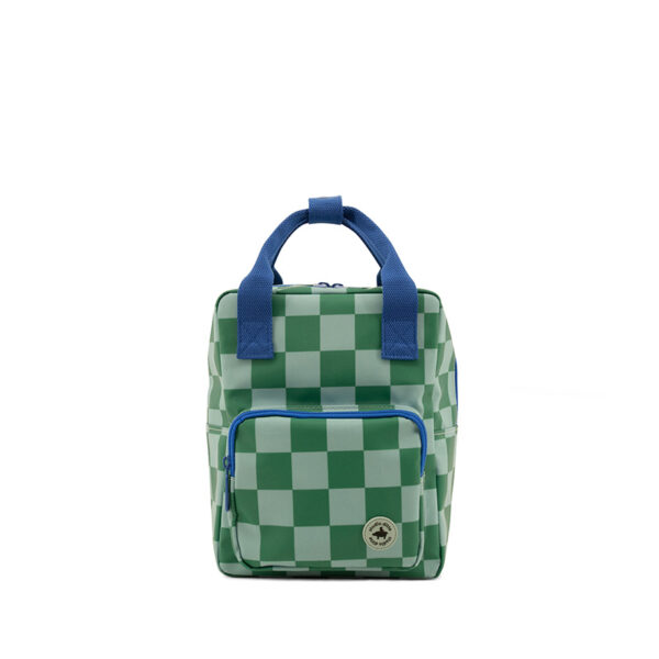 Studio Ditte Small Backpack Blocks - Green-blue