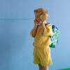 Studio Ditte Small Backpack Blocks - Green-blue