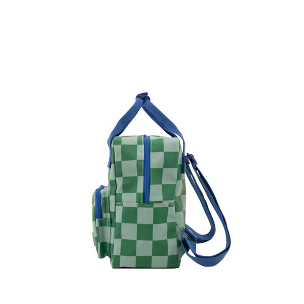 Studio Ditte Small Backpack Blocks - Green-blue