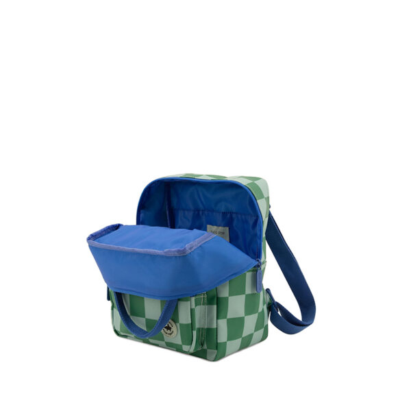 Studio Ditte Small Backpack Blocks - Green-blue