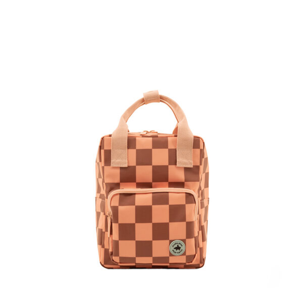 Studio Ditte Small Backpack Blocks - Pink-Brown