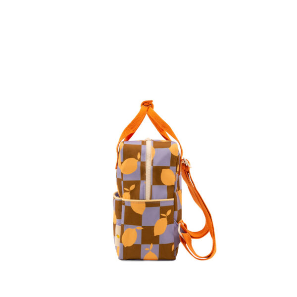 Sticky Lemon backpack small | farmhouse | checkerboard | lemons