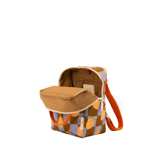 Sticky Lemon backpack small | farmhouse | checkerboard | lemons
