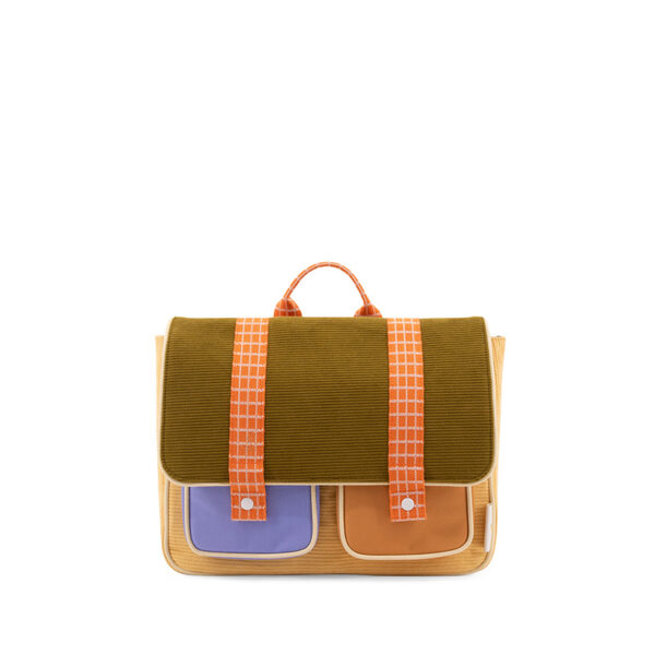 Sticky Lemon school bag | farmhouse | corduroy | pear jam