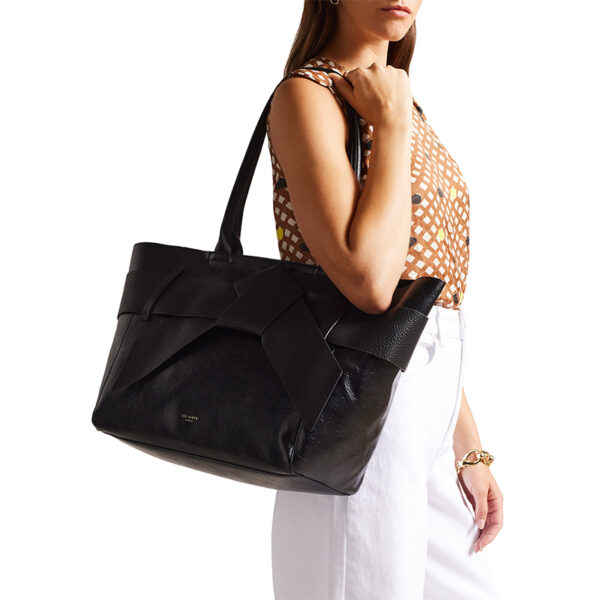 Ted Baker Jimma PU Large Tote Bag Black