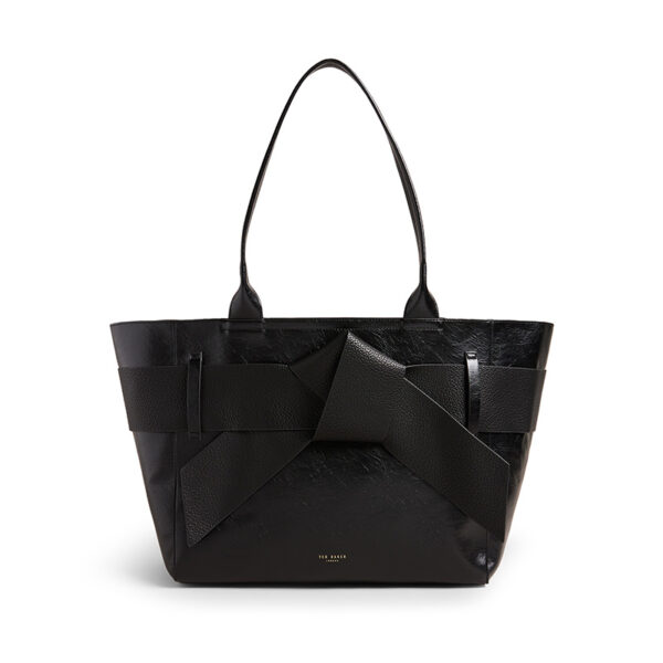 Ted Baker Jimma PU Large Tote Bag Jet Black