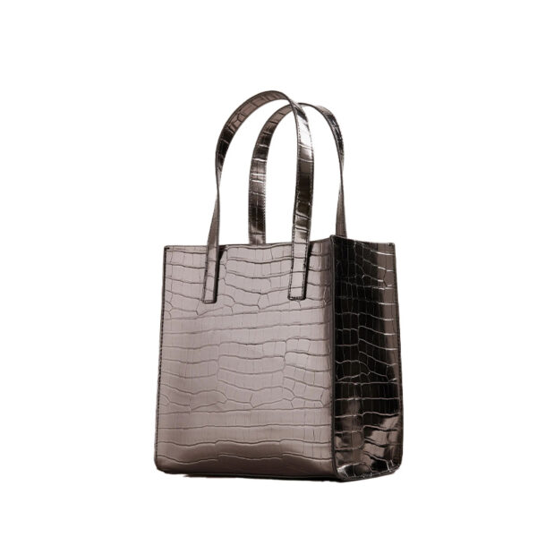 Ted Baker Reptcon Croc Detail Small Icon Gunmetal