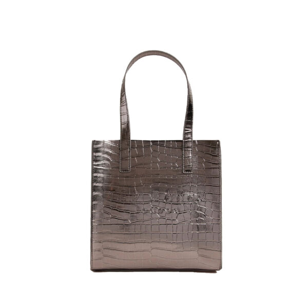 Ted Baker Reptcon Croc Detail Small Icon Gunmetal