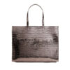 Ted Baker Allicon Croc Detail EW Icon Gunmetal