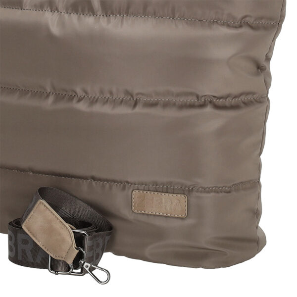Zebra Elske Shopper Donkertaupe