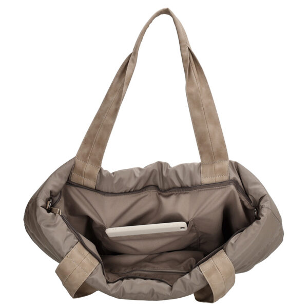 Zebra Elske Shopper Donkertaupe