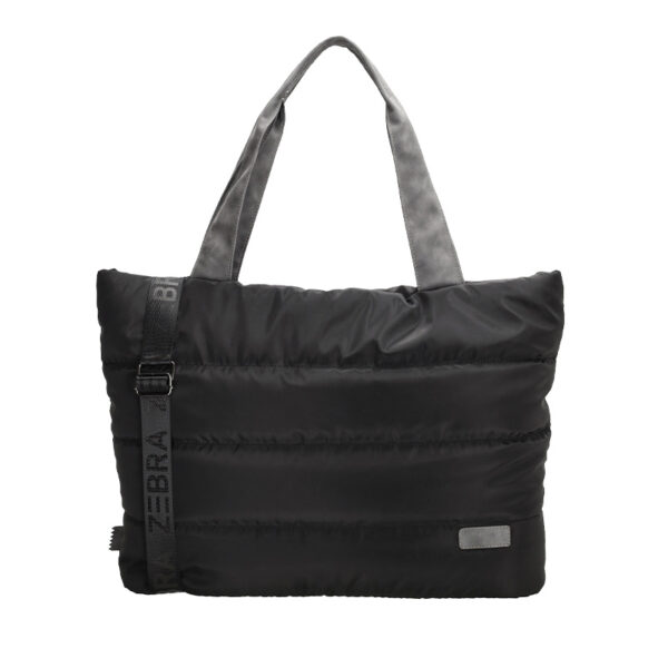 Zebra Elske Shopper Zwart
