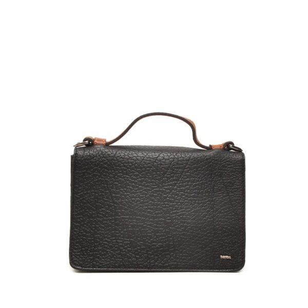 Berba Leather Crossbody Chamonix Black