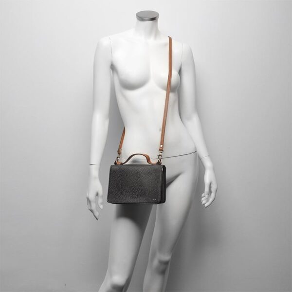 Berba Leather Crossbody Chamonix Black