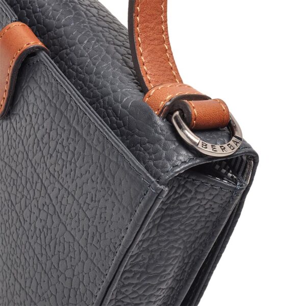 Berba Leather Crossbody Chamonix Black