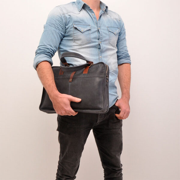 Berba Barbarossa Flat Notebook Bag Navy