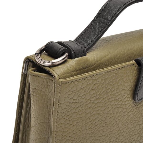 Berba Leather Crossbody Chamonix Olive