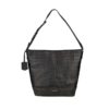 Burkely Hobo Croco Caia Black