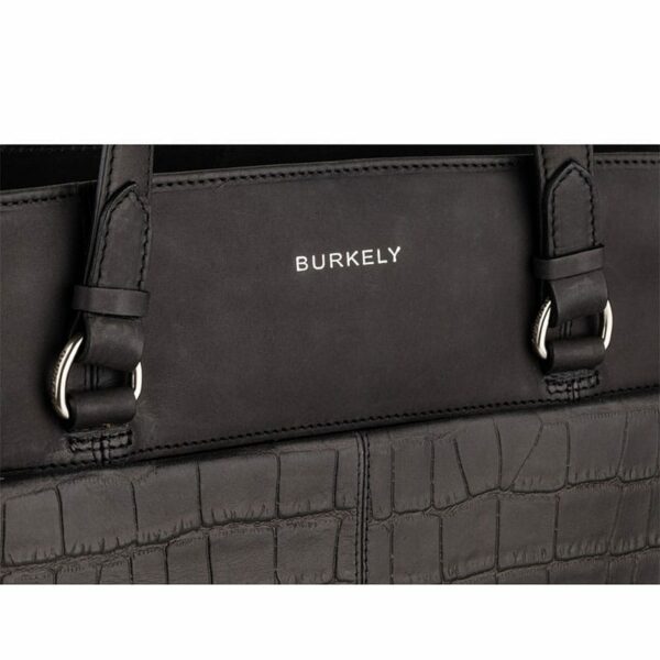 Burkely Hobo Croco Caia Black