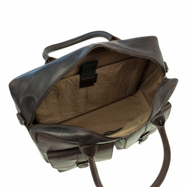 Burkely Vintage Finn Laptoptas Dark Brown