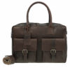 Burkely Vintage Finn Laptoptas Dark Brown