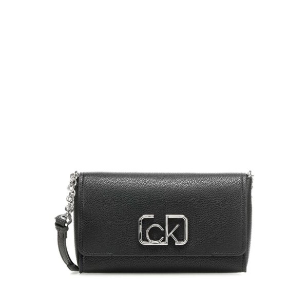 Calvin Klein CK Signature Flap Xbody Black