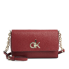 Calvin Klein Re-Lock Flap Crossbody Red